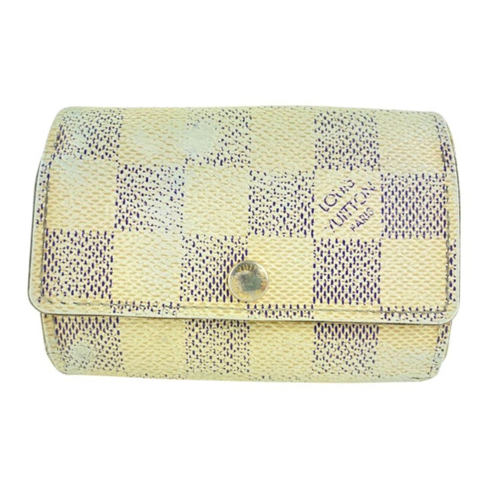 Louis Vuitton Damier Azur 6 Key Multicles Holder